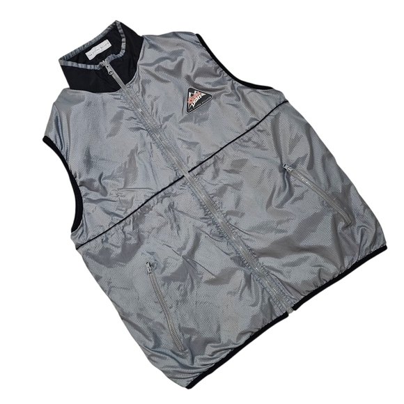 Vintage The Silver Bullet Coors Light Reversible Vest - Picture 2 of 7